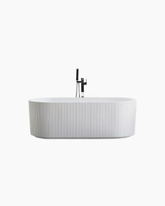 Harper Freestanding Fluted Groove Bath 1700 White