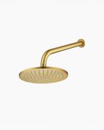Ariella Wall Shower Arm & Shower Head Set Brushed Gold