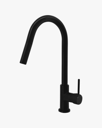 Eleanor Pull Out Kitchen Laundry Mixer Tap Black