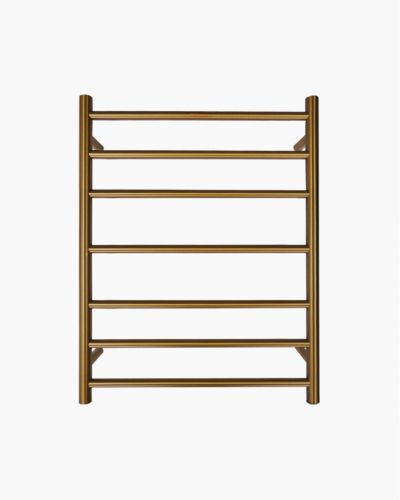 Large Heated Towel Ladder Gold