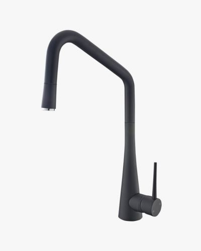 Endora Pull Out Kitchen Laundry Mixer Tap Black