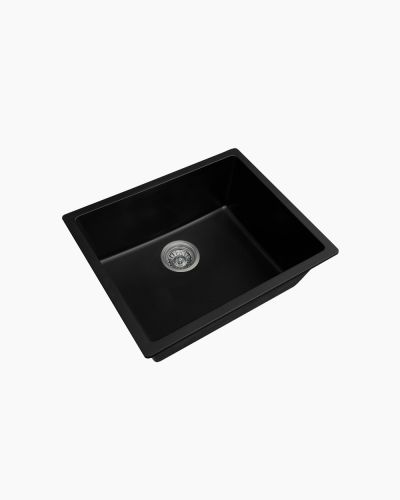 Ontario Large Granite Kitchen Sink Black