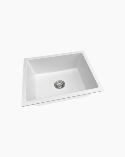 Ontario Large Granite Kitchen Sink White