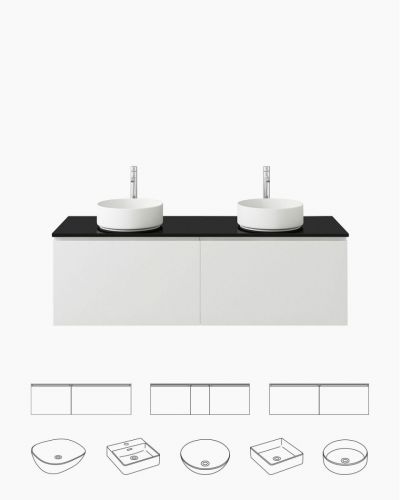 Teseller Modular Vanity 1500 Wall Mounted