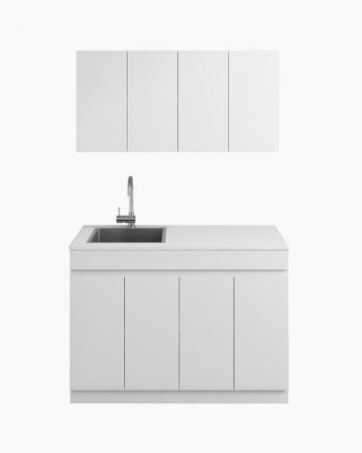 Avail Laundry Cabinet & Overhead Set 1200