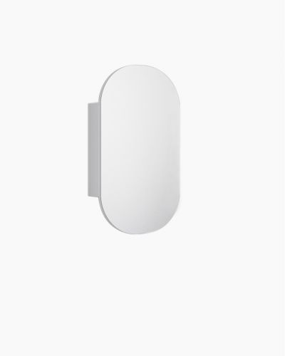 Oval Mirror Cabinet 500x900