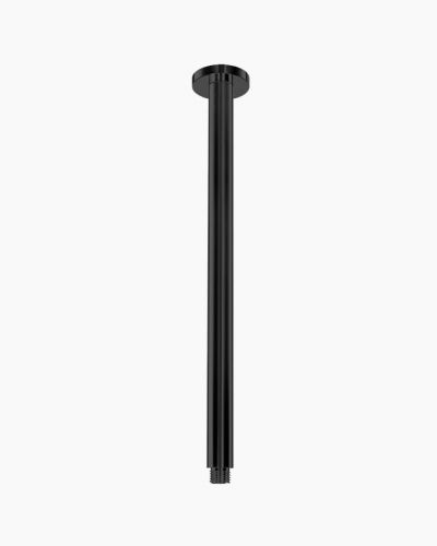 Eleanor Round Shower Ceiling Extended 450mm Arm Black