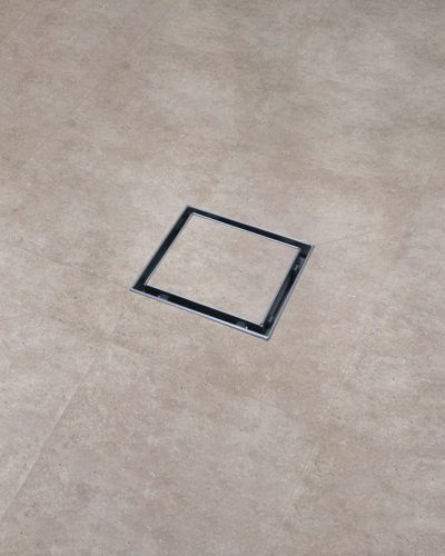 Shower / Floor Grate Square Tile Insert Waste Reversible